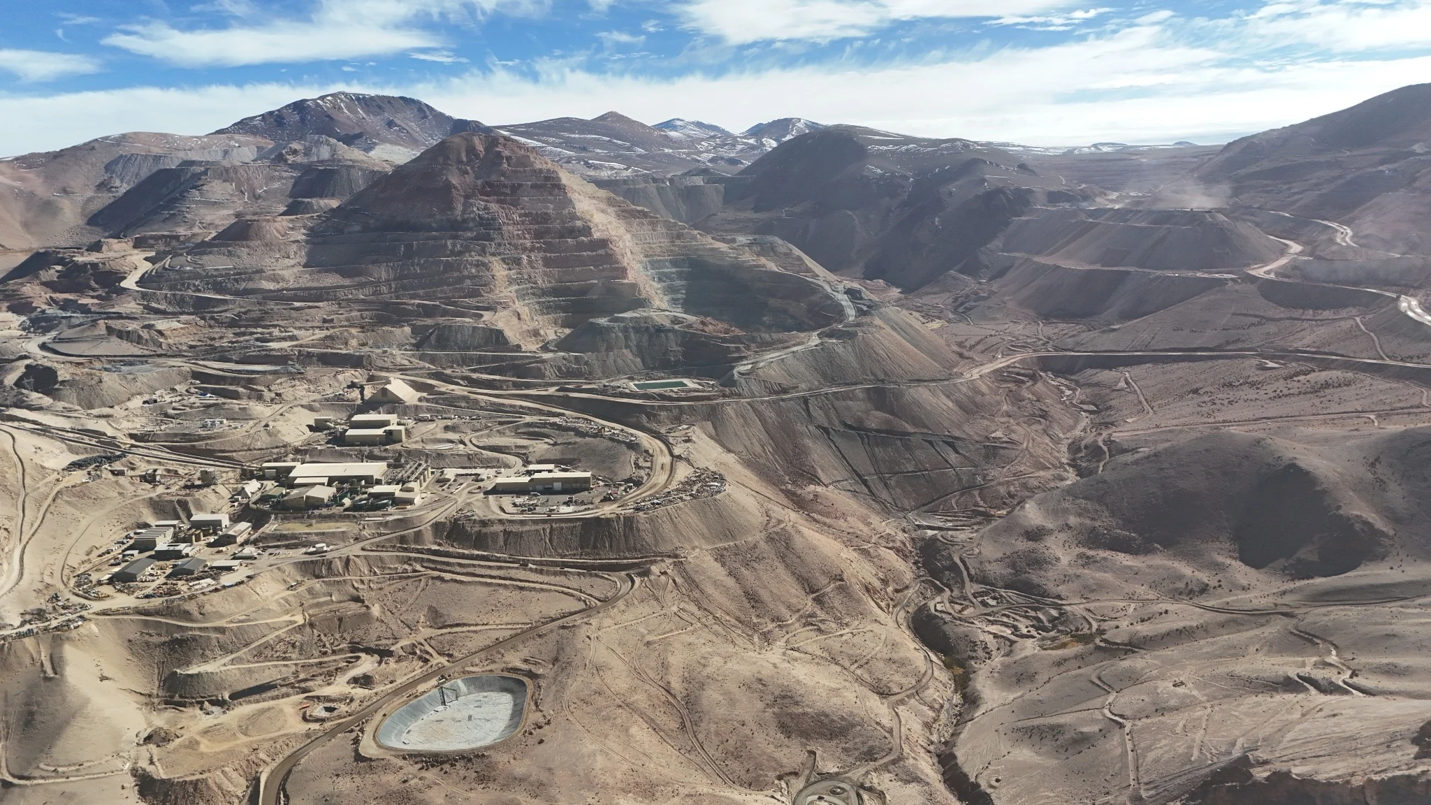 Panorámica de faena minera
